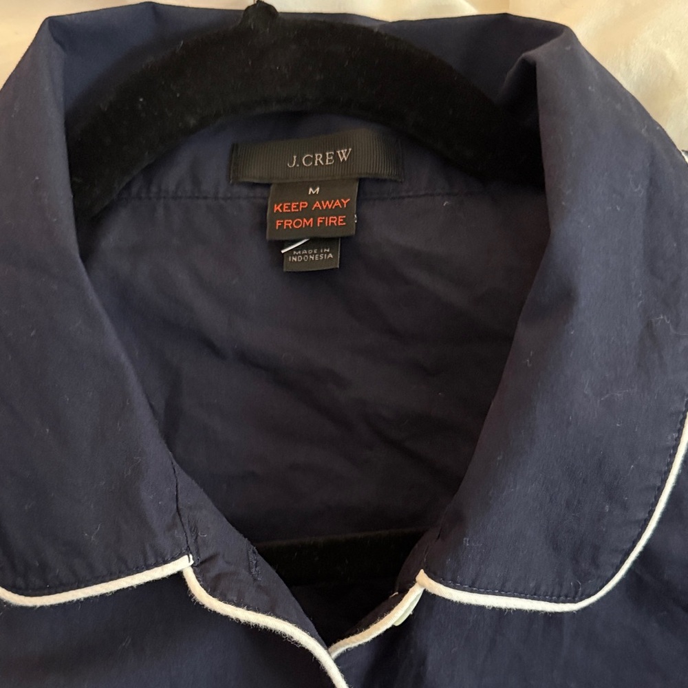J.Crew Navy Blue Pajama Set - Picture 2 of 7